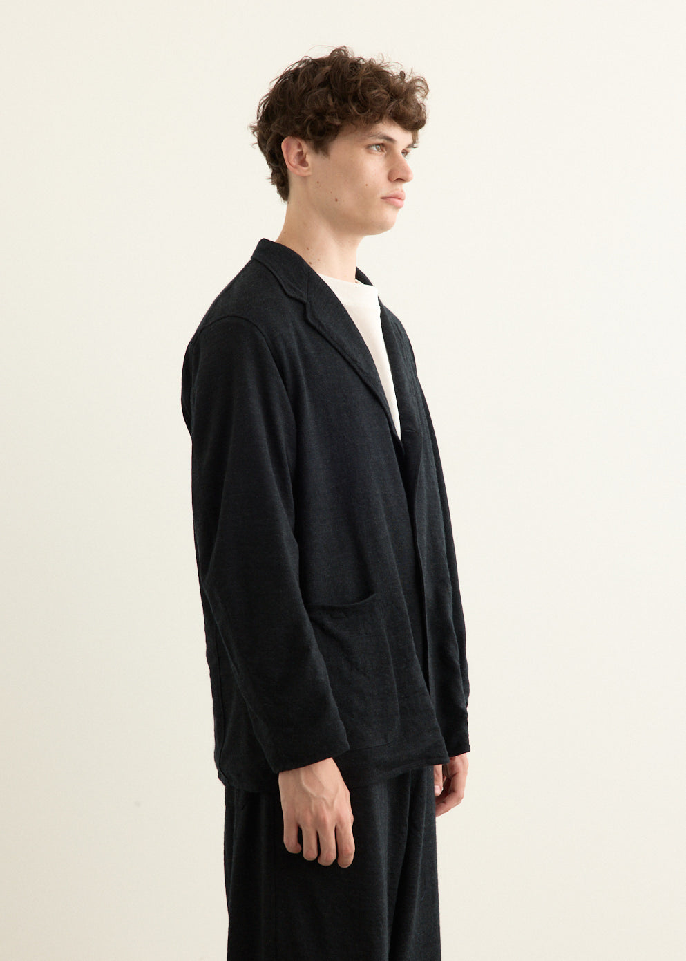 Wool Knit Jacket