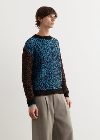 Net Crew-Neck Sweater
