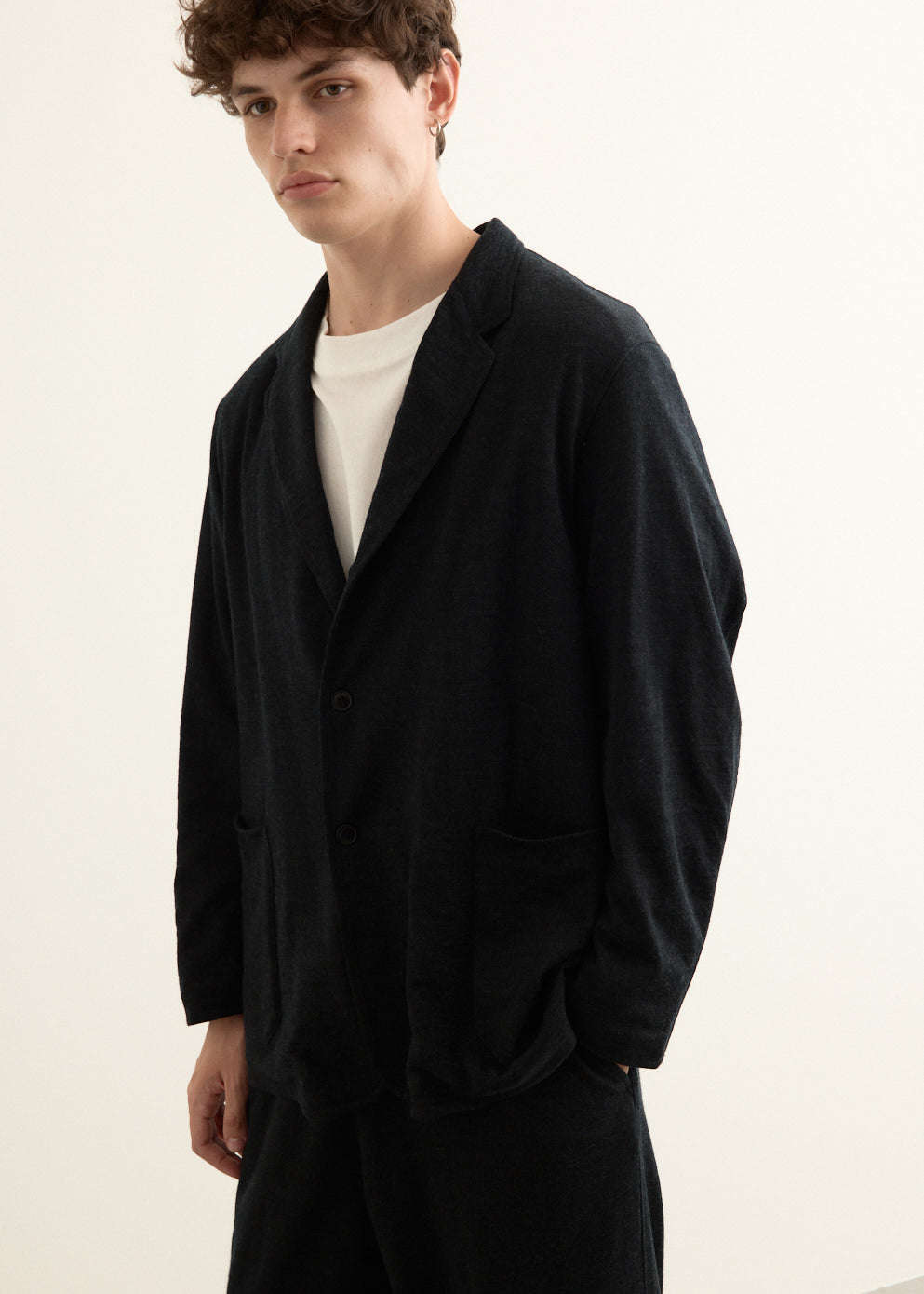 Wool Knit Jacket