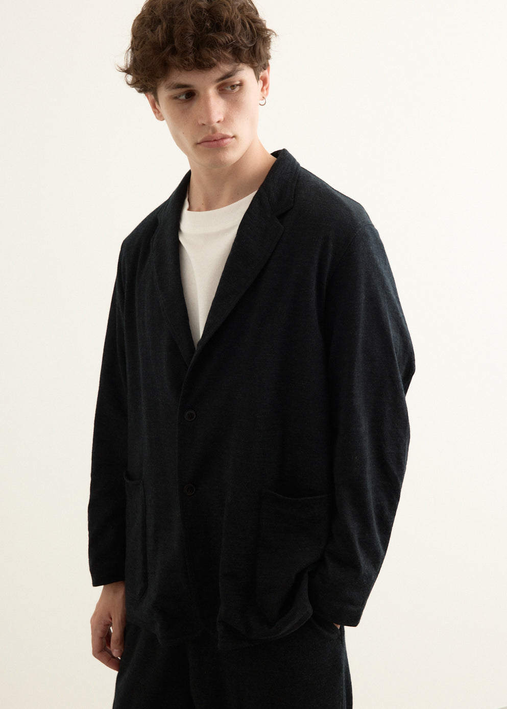 Wool Knit Jacket