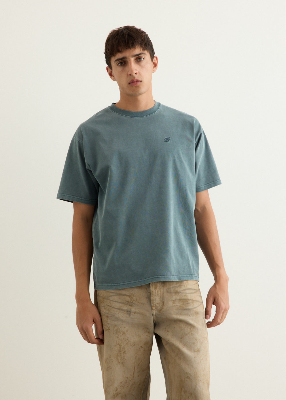 SNYC Relaxed Pigment Dyed Short Sleeve T-Shirt