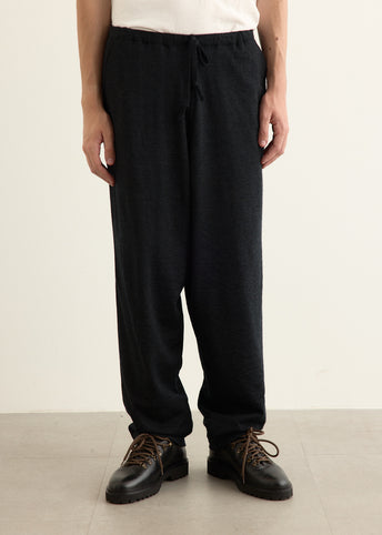 Wool Knit Tapered Pants