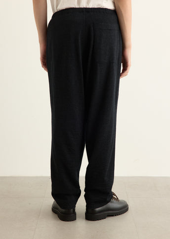 Wool Knit Tapered Pants