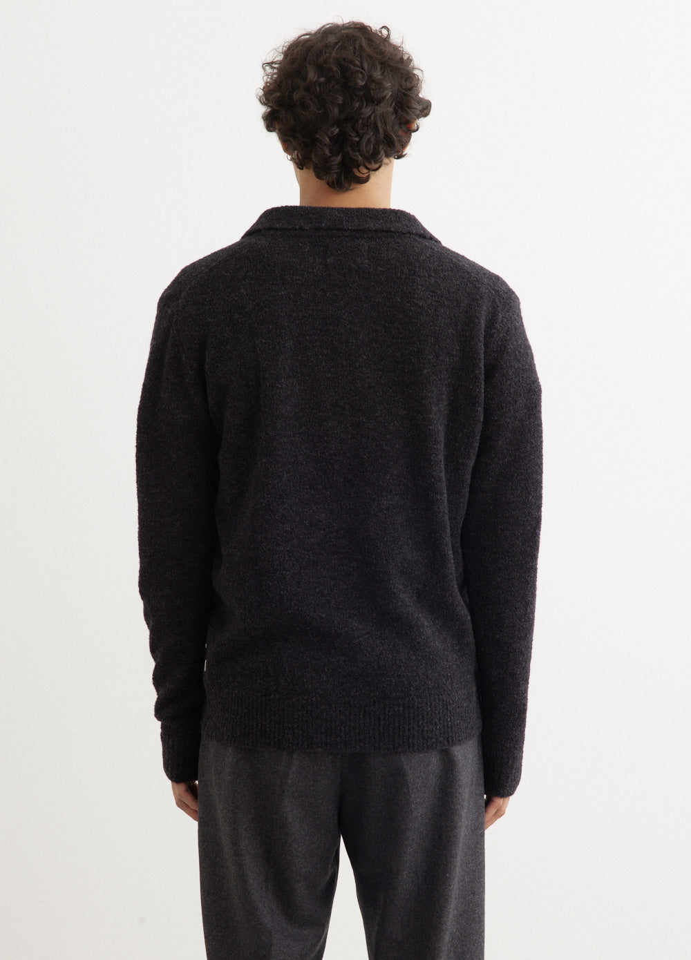 Alfie Long Sleeve Knit Polo