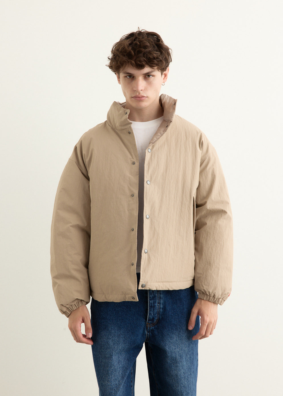 Red Box Down Jacket