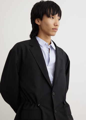 Wool High Density Poplin Blazer