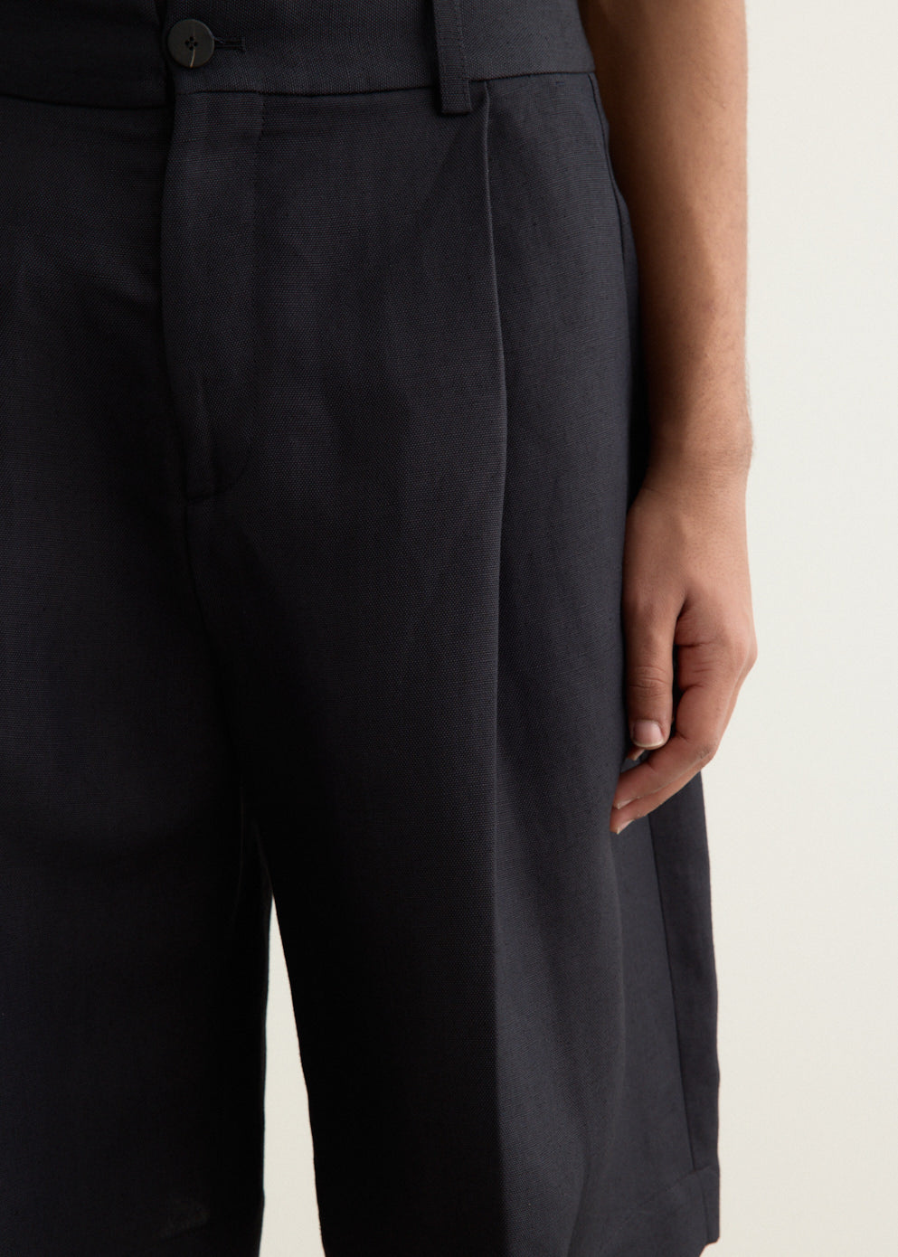 Fowld Knee Length Tailored Shorts