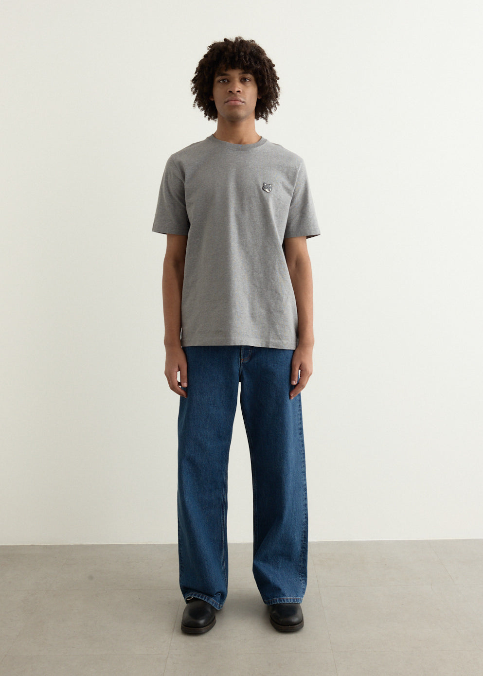 Grey Fox Head Patch Comfort T-Shirt