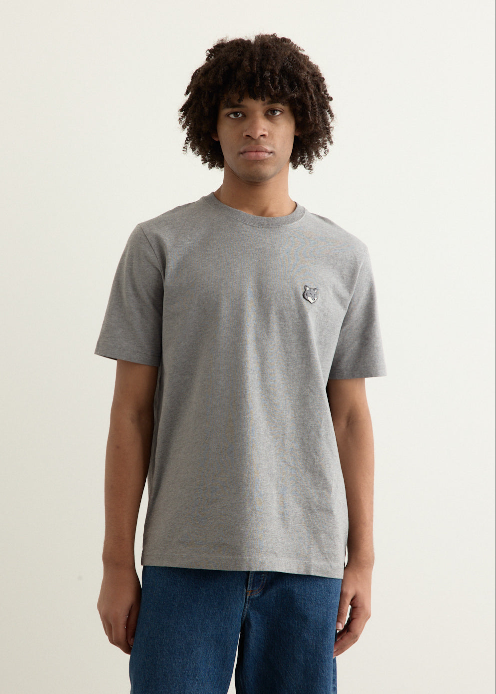Grey Fox Head Patch Comfort T-Shirt