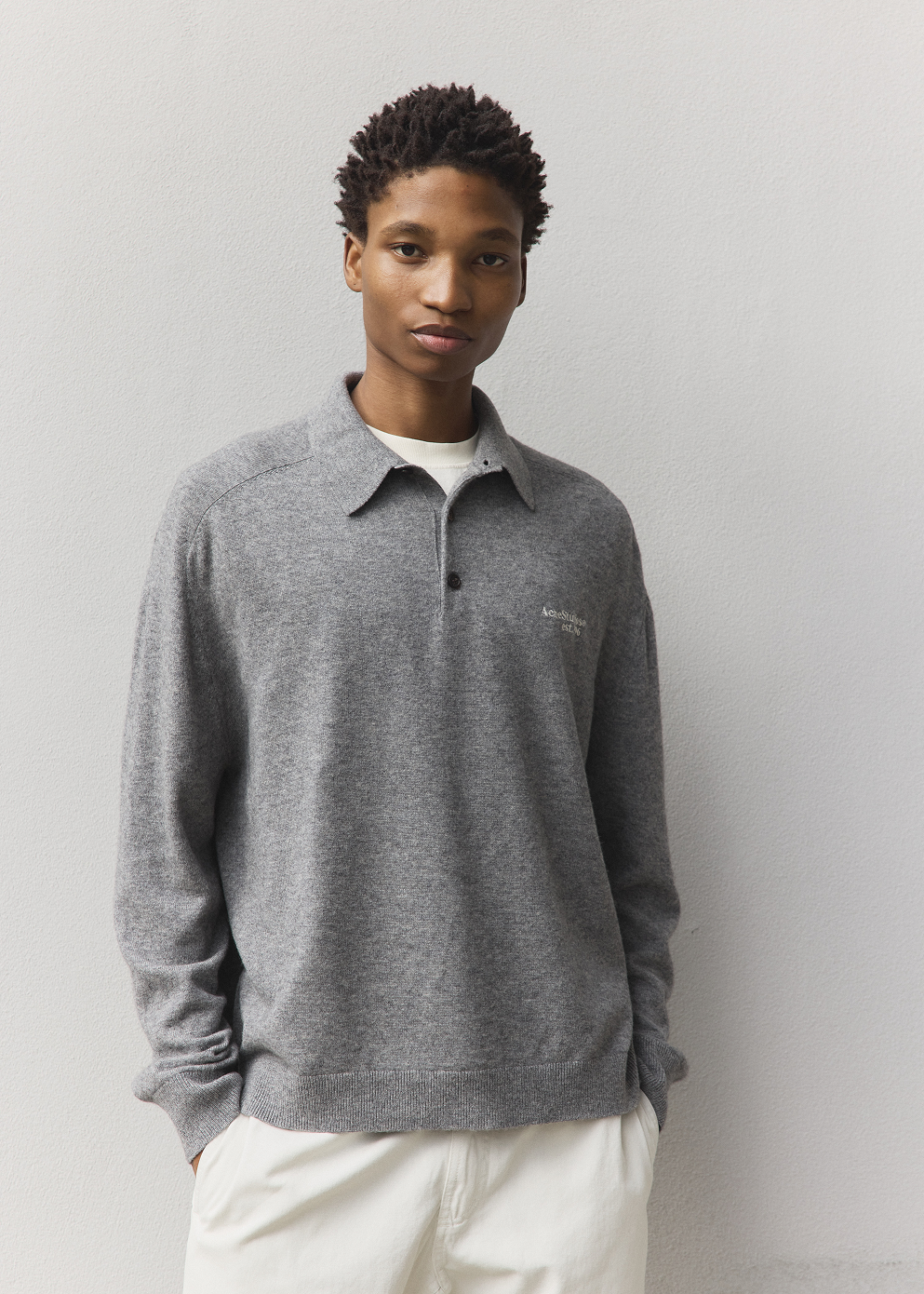 Kluxey Light Richard Yak Wool Knit Polo