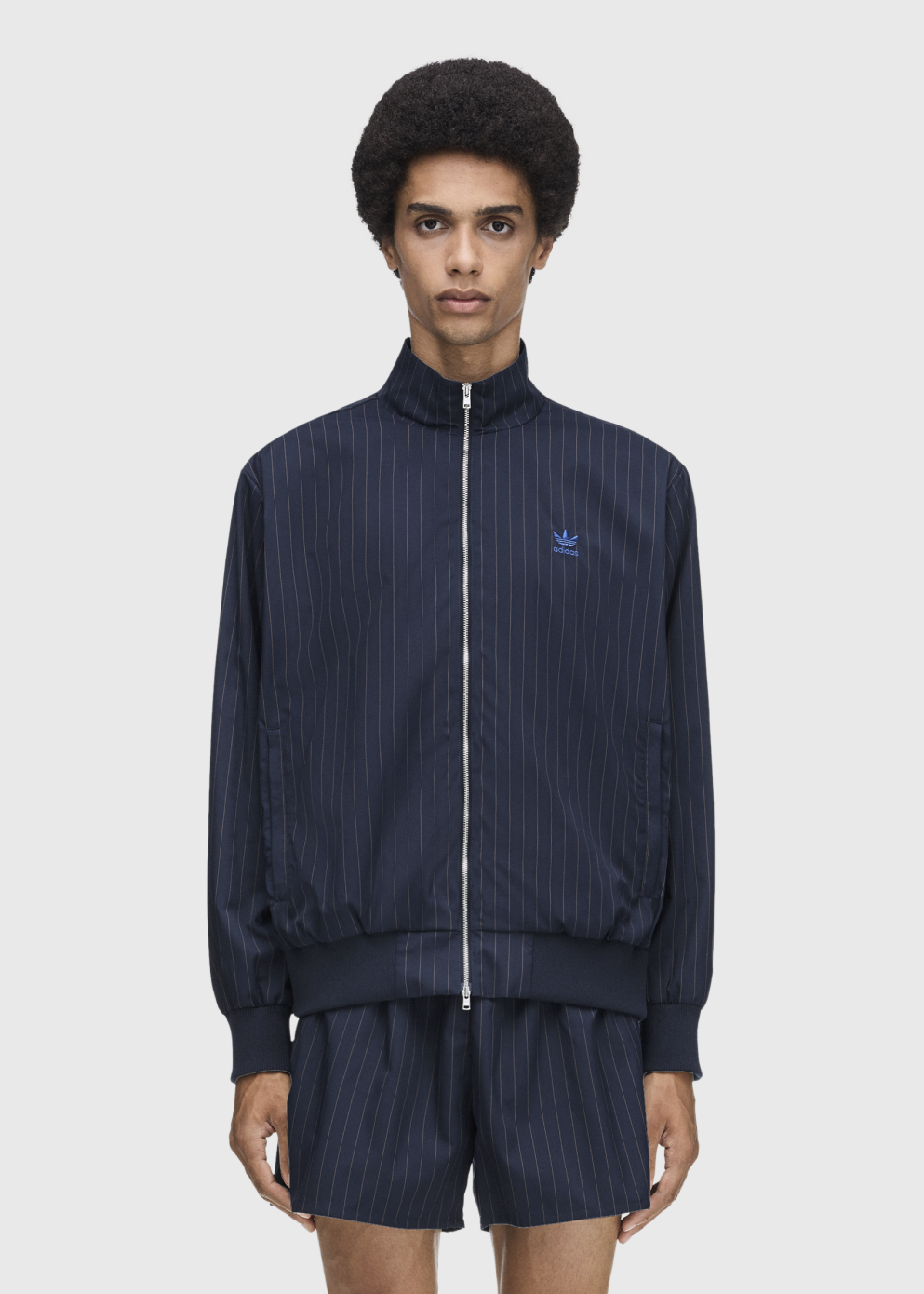 x Wales Bonner Pinstripe Track Top