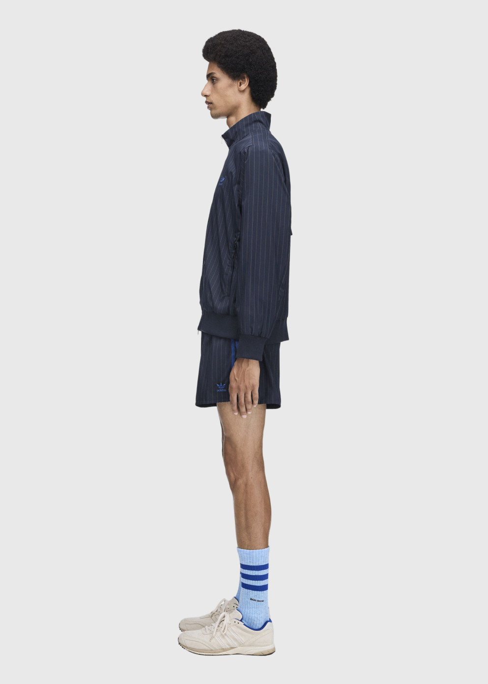 x Wales Bonner Pinstripe Track Top