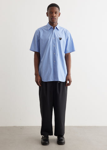 P1B022 Striped Short Sleeve Shirt