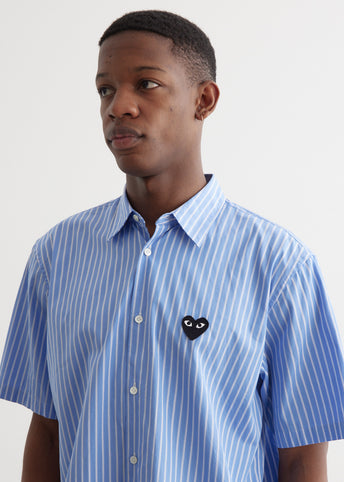 P1B022 Striped Short Sleeve Shirt