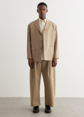 Wool Serge 3 Button Jacket