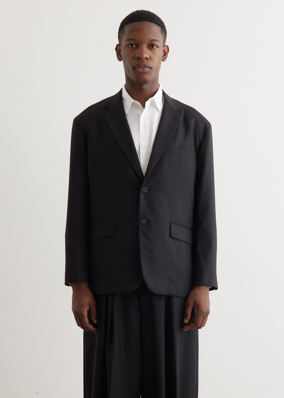 Wool Serge 2 Button Jacket