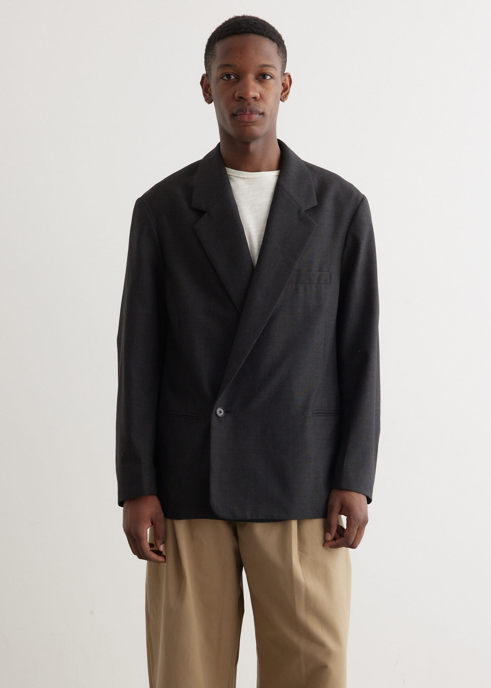 Lemaire - Maxi Double Breasted Jacket - Blazer,Specials : American Fashion Style Bags On Sale Lemaire - Maxi Double Breasted Jacket - Blazer,Specials : American Fashion Style Bags On Sale
