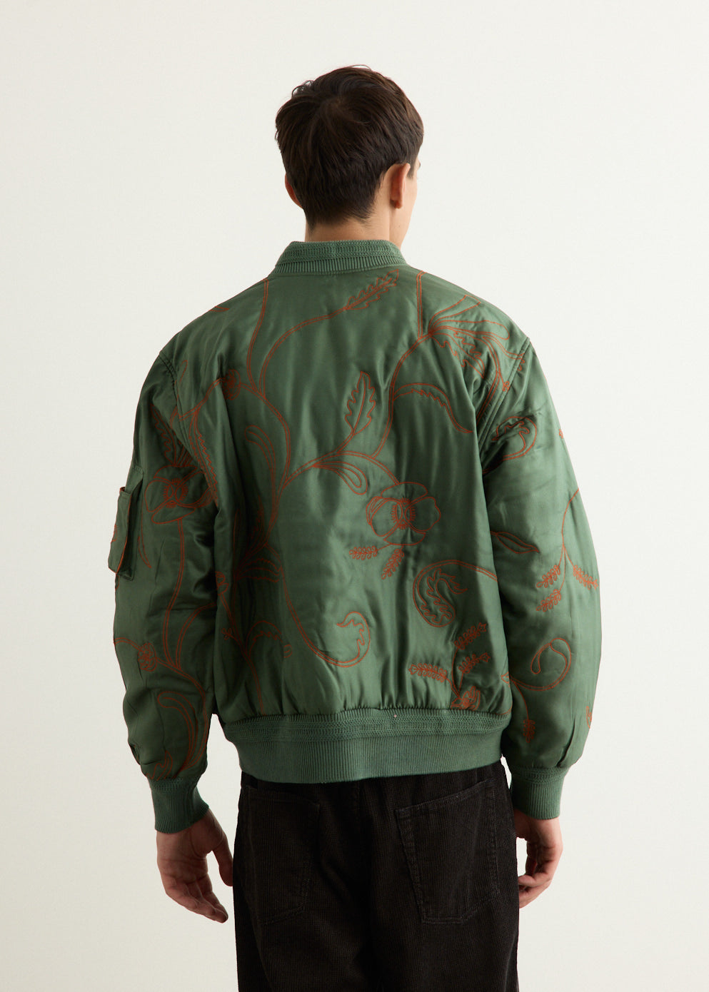 Max Silk Quilted Bomber