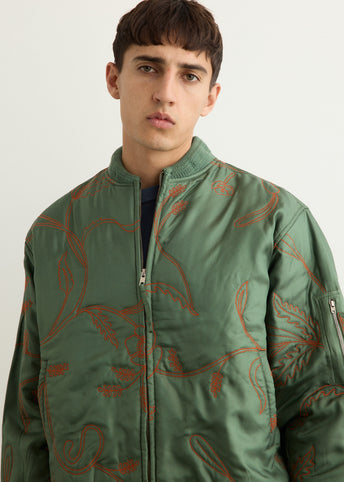 Max Silk Quilted Bomber