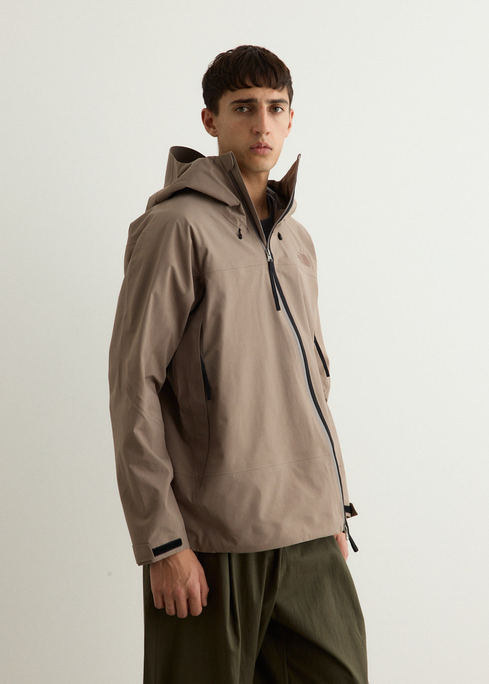 Asymmetric Zip Hardshell Jacket