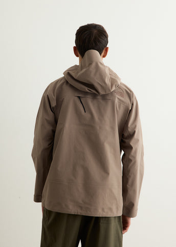 Asymmetric Zip Hardshell Jacket