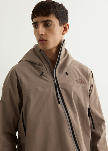 Asymmetric Zip Hardshell Jacket