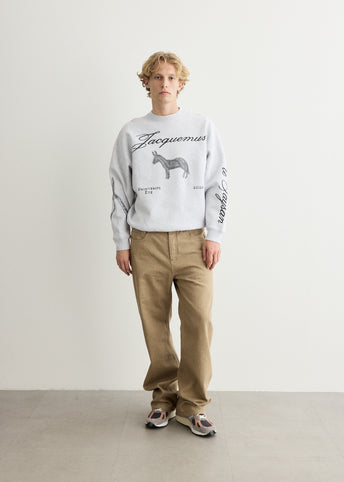 Le De-Nimes Droit Jeans