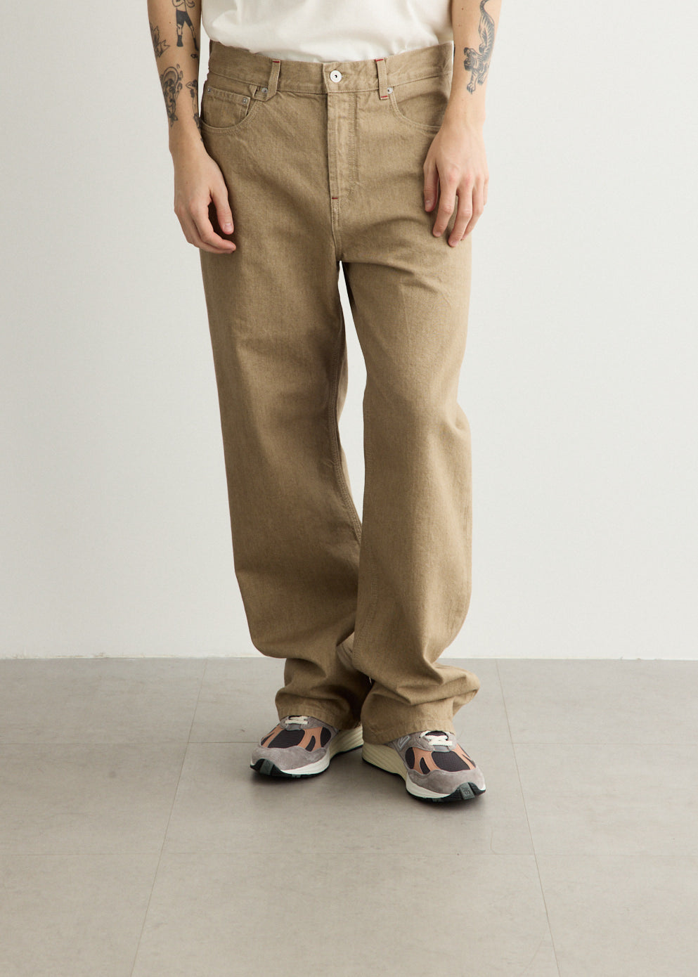 Le De-Nimes Droit Jeans