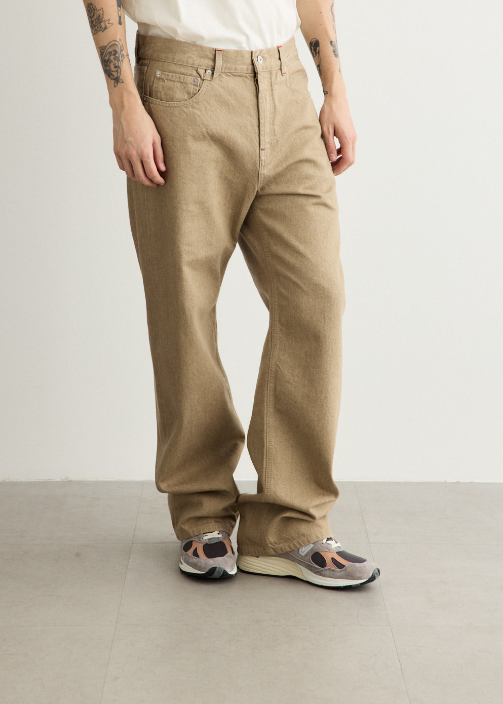 Le De-Nimes Droit Jeans