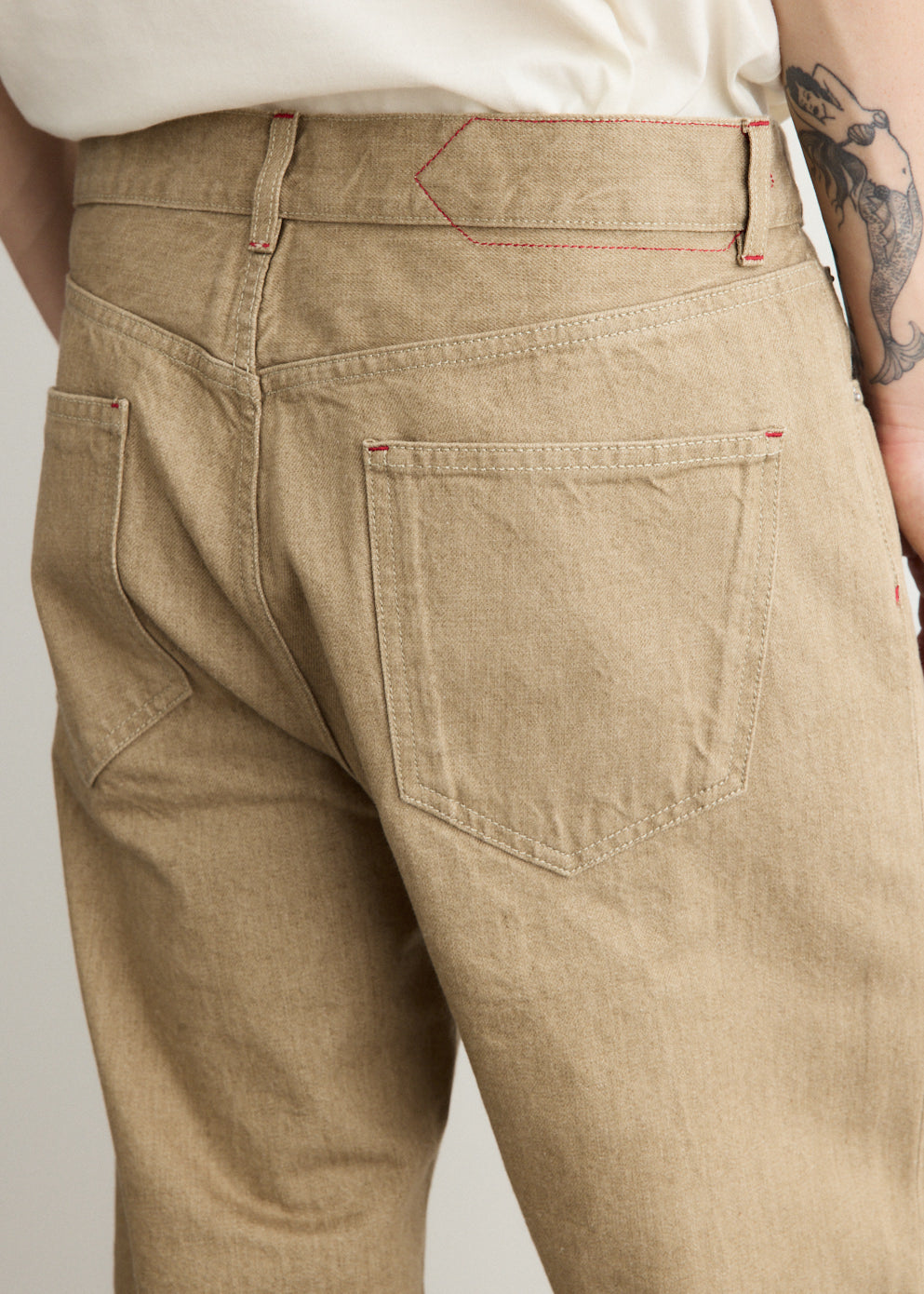 Le De-Nimes Droit Jeans