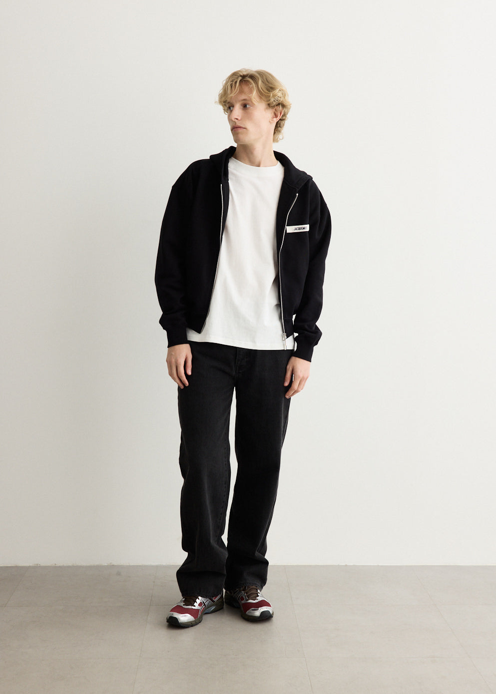 Le Hoodie Zip Gros Grain