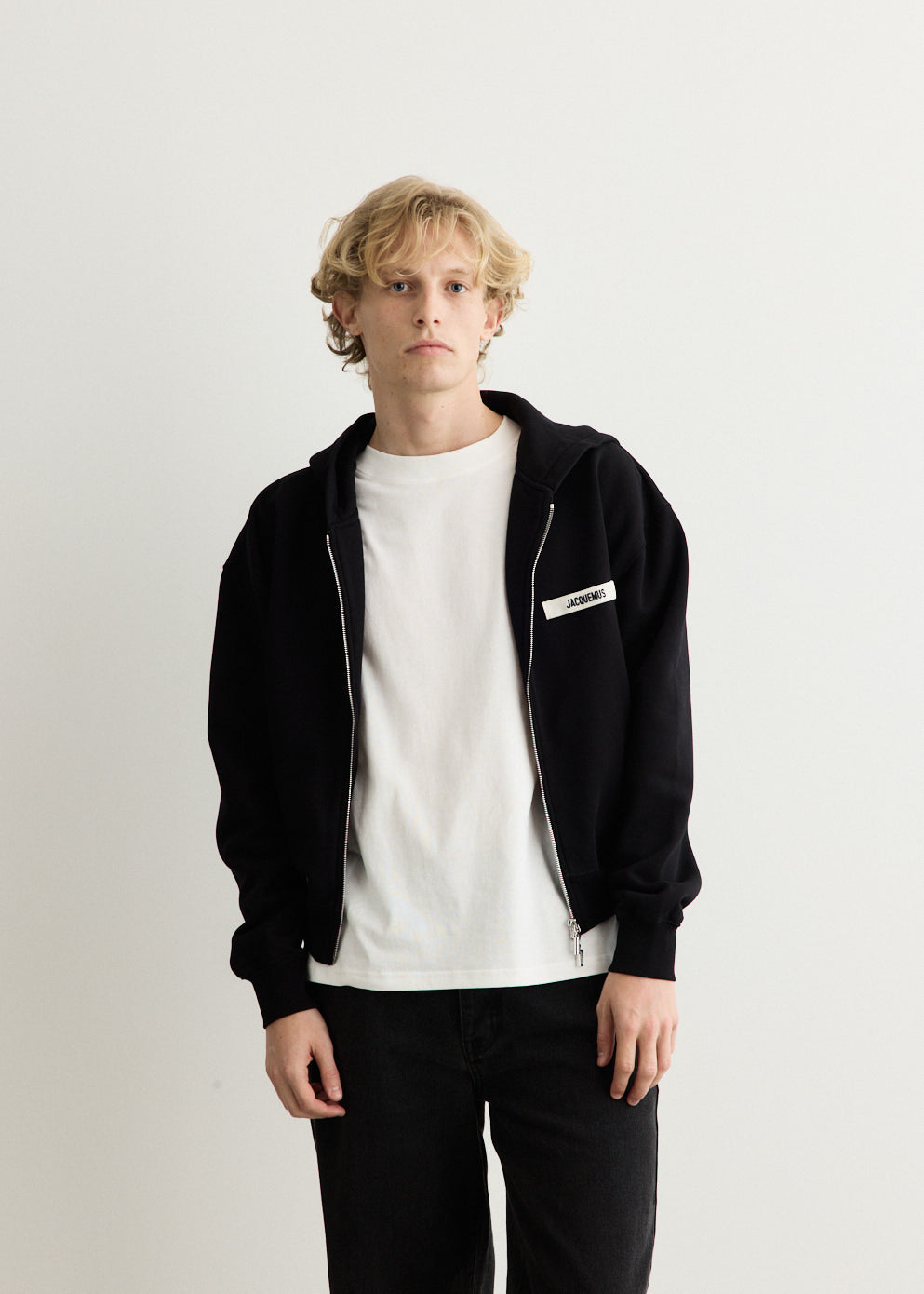 Le Hoodie Zip Gros Grain