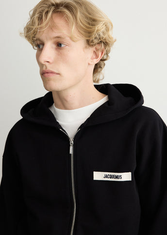 Le Hoodie Zip Gros Grain