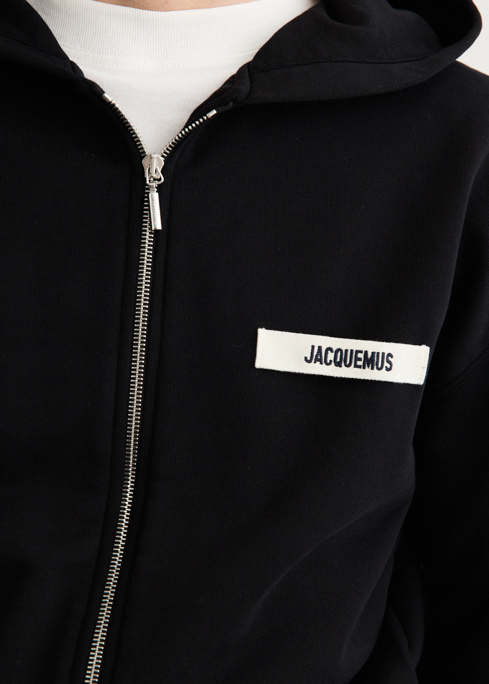Le Hoodie Zip Gros Grain
