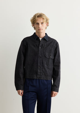 14oz BLK Denim 1st Jacket
