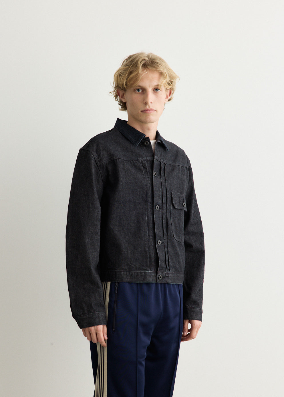 14oz BLK Denim 1st Jacket
