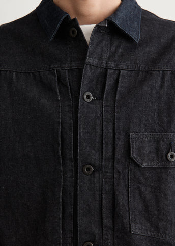 14oz BLK Denim 1st Jacket
