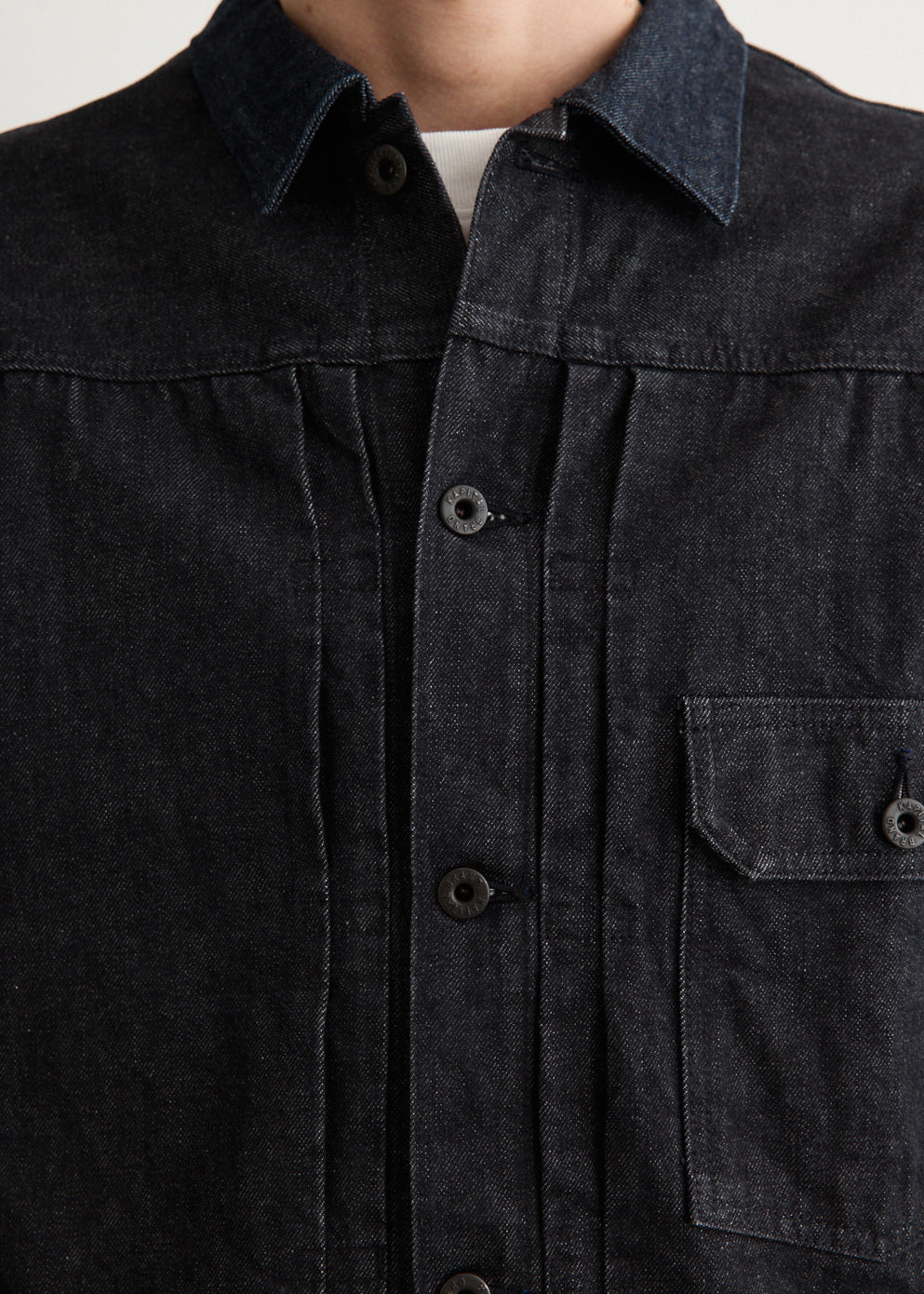 14oz BLK Denim 1st Jacket