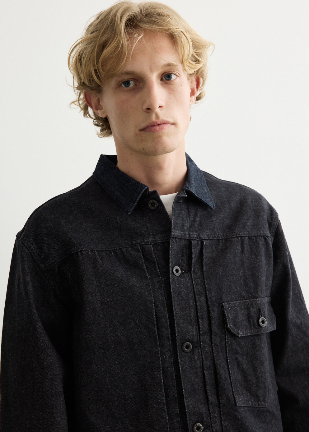 14oz BLK Denim 1st Jacket