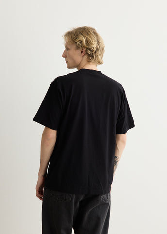 Regular Fit Garment Dyed Compass T-Shirt