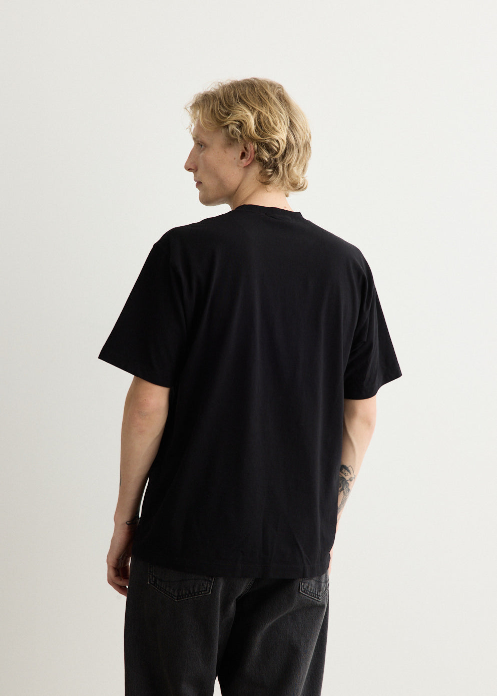 Regular Fit Garment Dyed Compass T-Shirt