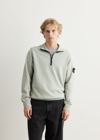 Organic Cotton Fleece Half Zip Sweatshirt