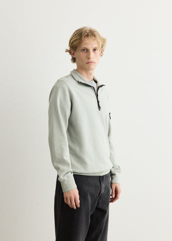 Organic Cotton Fleece Half Zip Sweatshirt