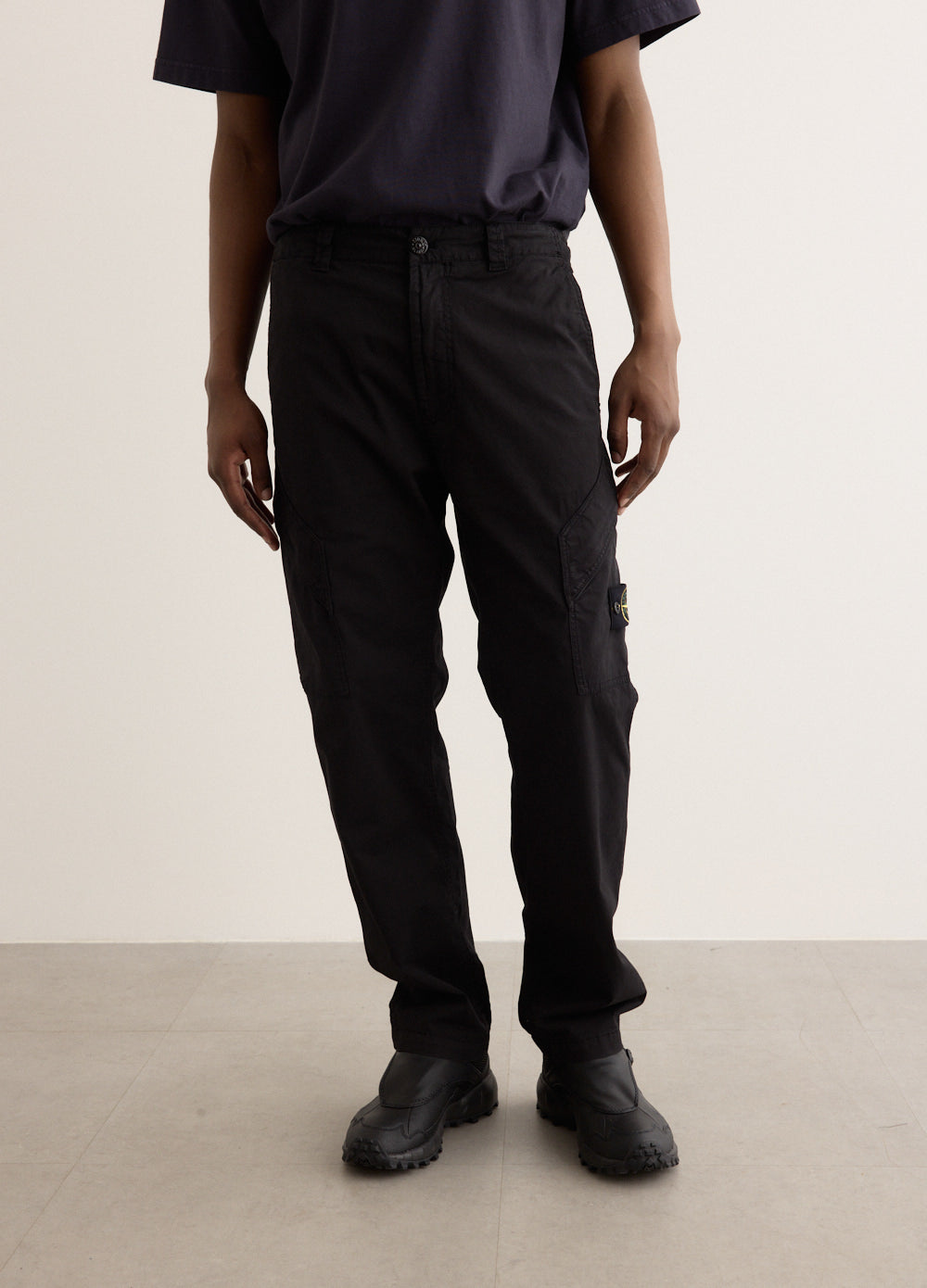 Regular Fit Supima Diagonal Cargo Pants