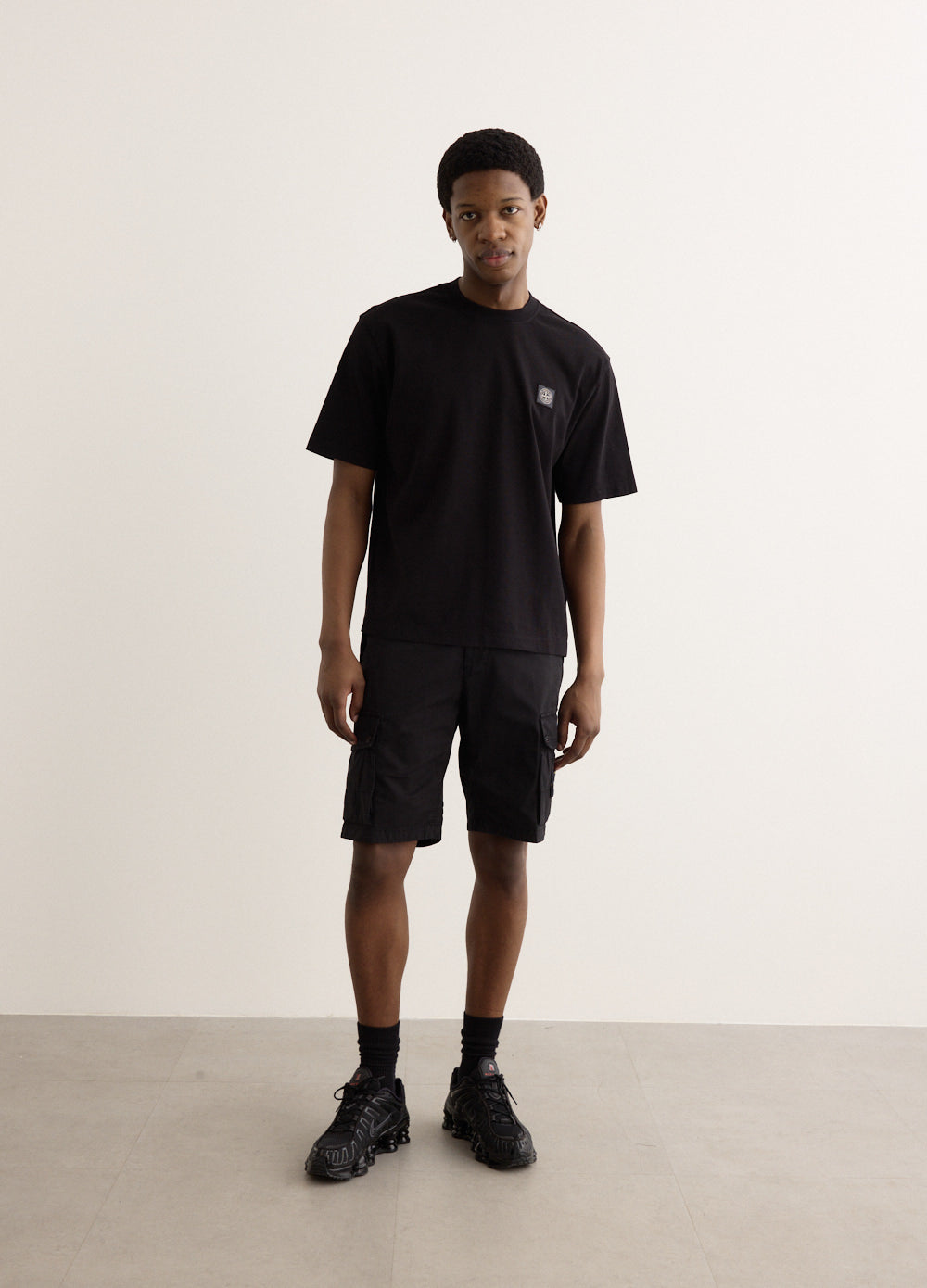 Regular Fit Compass Patch Overdyed T-Shirt