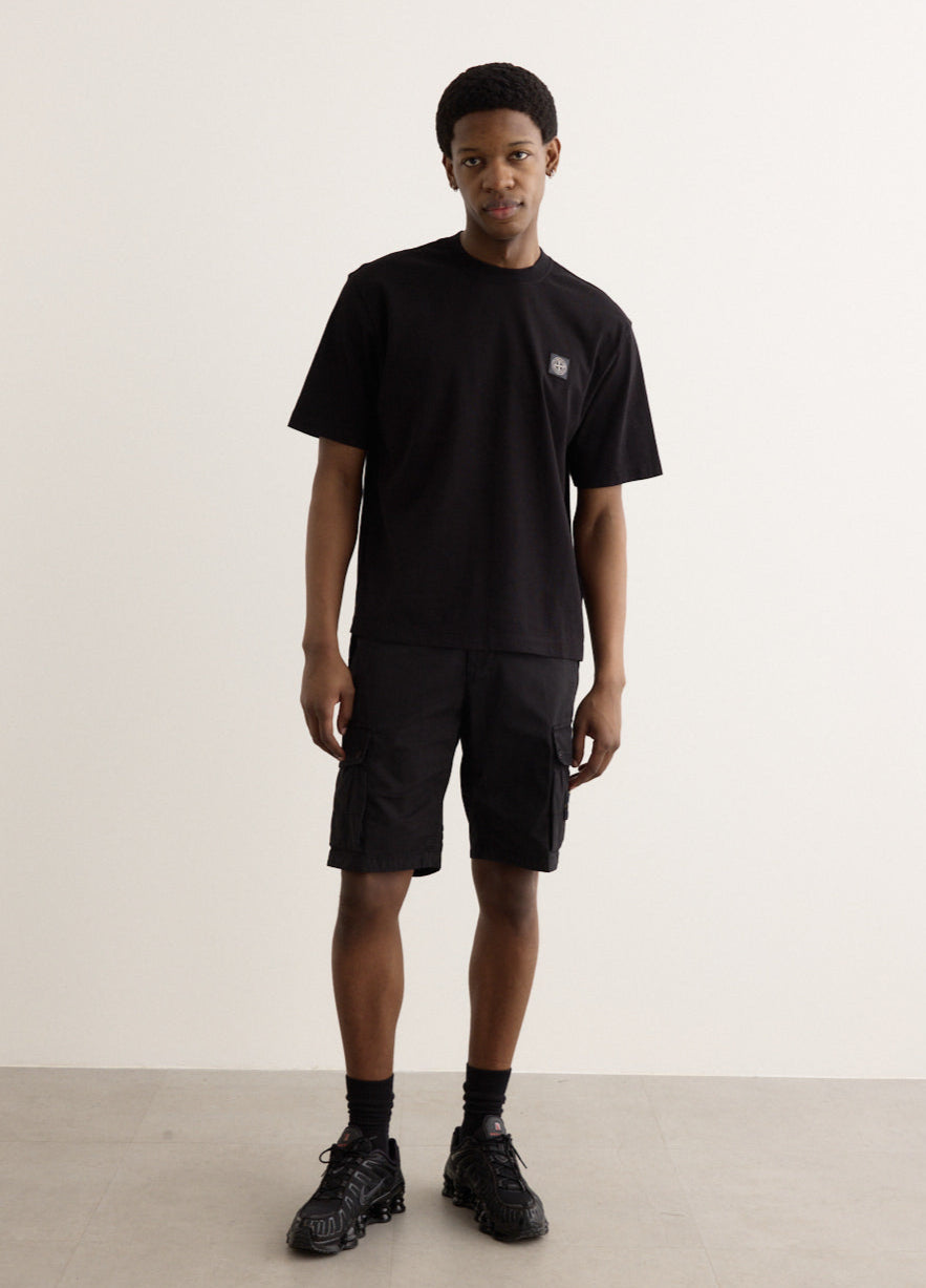 Supima Cotton Twill Stretch Cargo Shorts