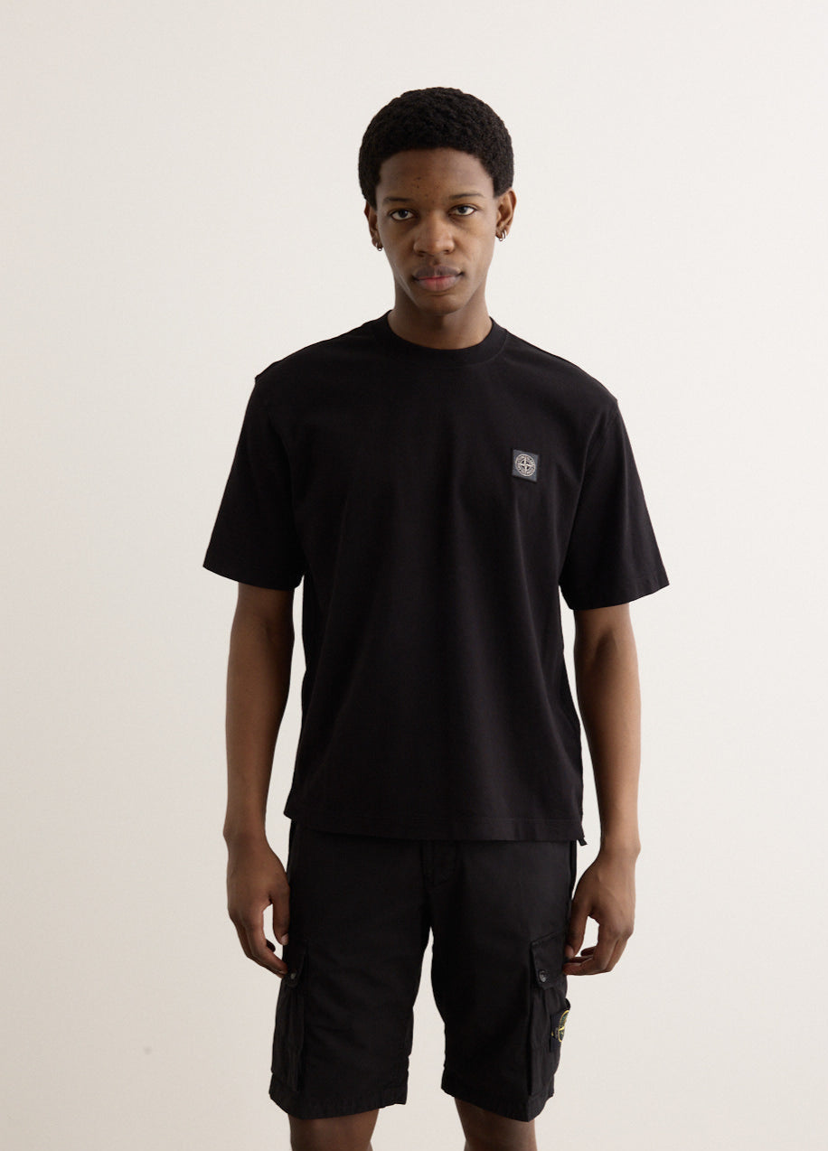 Regular Fit Compass Patch Overdyed T-Shirt
