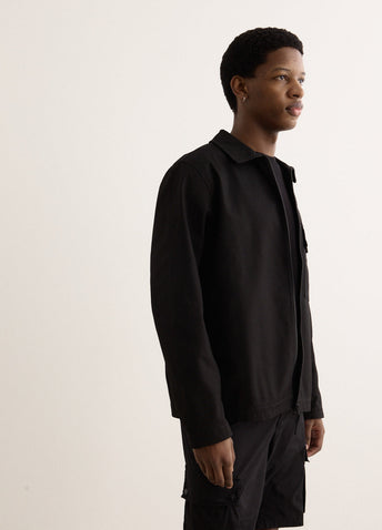 Panama Cotton Zip Overshirt