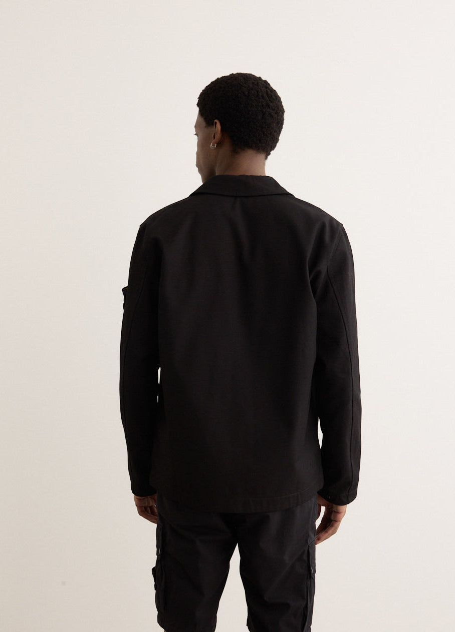 Panama Cotton Zip Overshirt