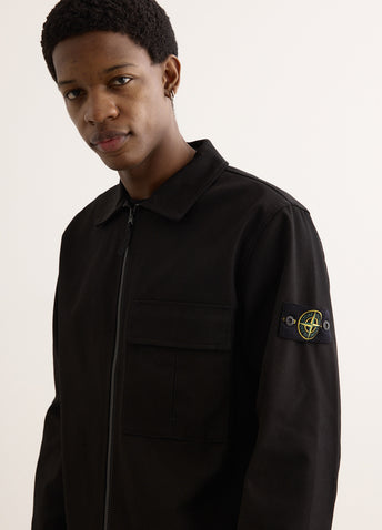 Panama Cotton Zip Overshirt
